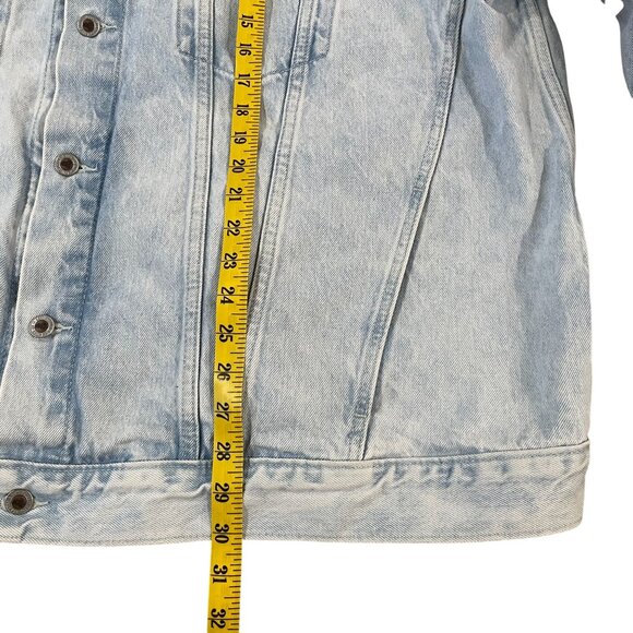 Levi's SilverTab Light Wash Denim Jacket Men's Size XXL 90s Style Loose Fit - Picture 4 of 5